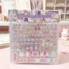 Little Nose Ga Layer by layer food storage double-layer bubble stickers for children and girls cartoon diy decorative stickers to relieve stress Specification image